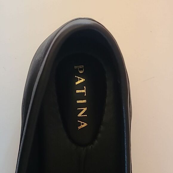 Portland Leather Patina ZOE CHUNKY LOAFER Black Size 9 EU 39 - Picture 7 of 16